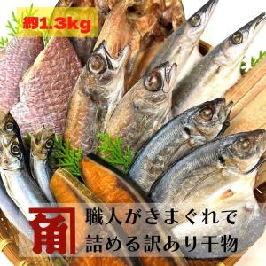 訳あり 干物 職人におまかせ ６種 詰め合わせ 約１.３ｋｇ 肴 ご自宅用 贈答用 ワケあり わけあり 伊勢志摩 角助屋 送料無料