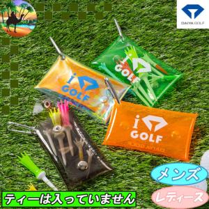 BaiJia ステンレススチール ゴルフ用ティーケース DAIYA GOLF 【水・汚れに強い】クリア素材のティーケース | ゴルフ