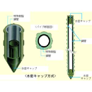 園芸用支柱 若竹 太さ20mm×長さ210cm...の詳細画像1