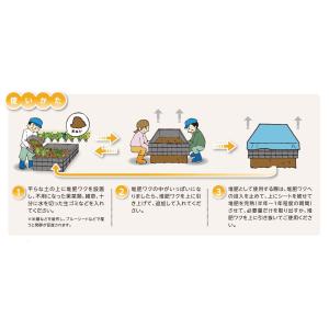 サンポリ 堆肥枠 1240X1240X400 ...の詳細画像2