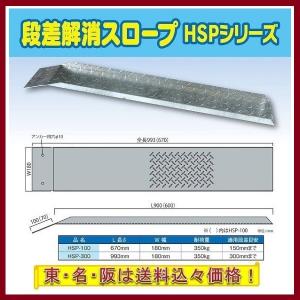 段差解消スロープHSP-100×１本　東名阪は送料込