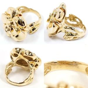 Chanel シャネル カメリア シャネル ファッション リング Chanel 750yg K18 サイズ10号