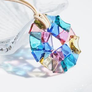 スワロフスキー 万華鏡ペンダント : ステンドグラス工房 Glass Rockets