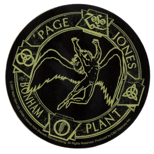 Led Zeppelin / レッド・ツェッペリン - SWAN Sticker / ステッカー