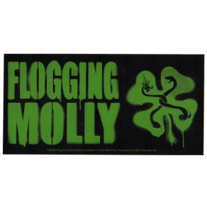 FLOGGING MOLLY / フロッギング・モリー - SHAMROCK LOGO / ステッカー｜kaltz