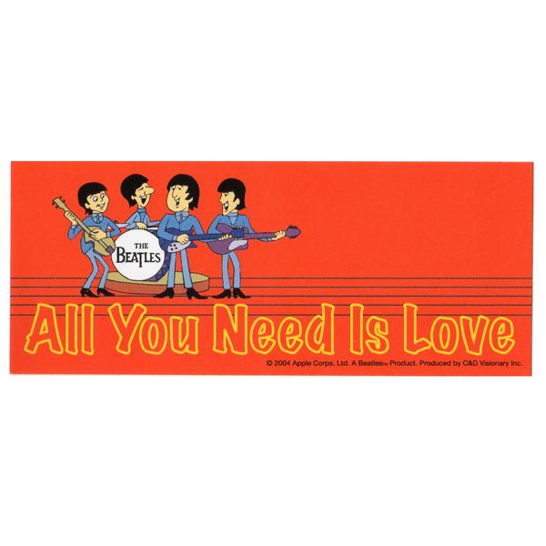 THE BEATLES / ビートルズ - All You Need Is love/ ステッカー