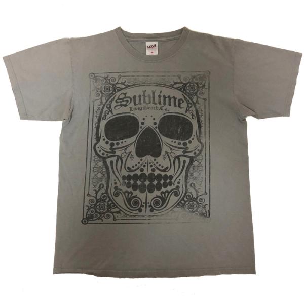 SUBLIME / サブライム - SKULL  / Gray 古着Tシャツ(Mサイズ)