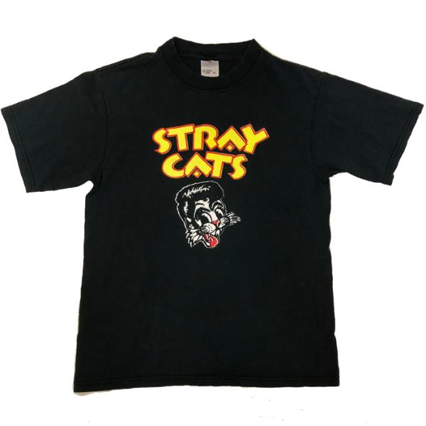 Stray Cats / ストレイキャッツ - Regent cat / Black 古着Tシャツ(...