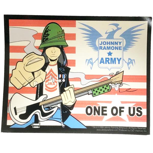 RAMONES / ラモーンズ - JOHNNY RAMONE ARMY / ステッカー