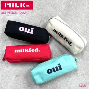 MILKFED.（ミルクフェド） ロゴプレート ポーチ 103241054001 SS24