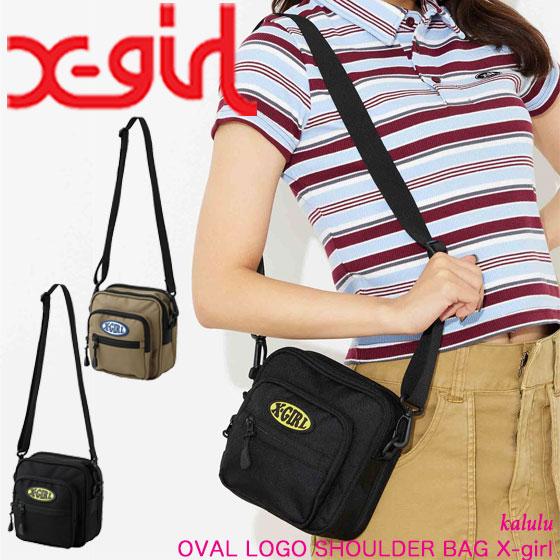 エックスガール ショルダーバッグ OVAL LOGO SHOULDER BAG X-girl ストリ...