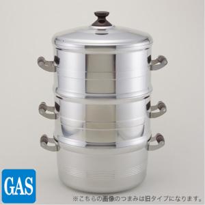 北陸アルミニウム 北陸アルミ 羽釜用長生セイロセット二重30cm 6升用