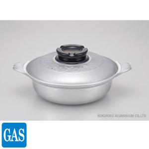 北陸アルミニウム プロマイスター 料理鍋目盛付 30cm ガス用 : 釜や
