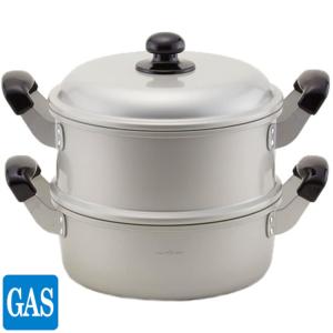 アカオ アルミ 角型蒸器33cm 一重（蒸し器・蒸し鍋） : モノタス業務用