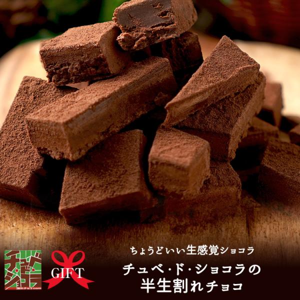 今だけクーポンでお得 チョコレート 割れチョコ ギフト 半生割れチョコ（300g）チュベ・ド・ショコ...