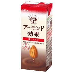 グリコ　アーモンド効果　薫るカカオ LL 200ml　24個セット