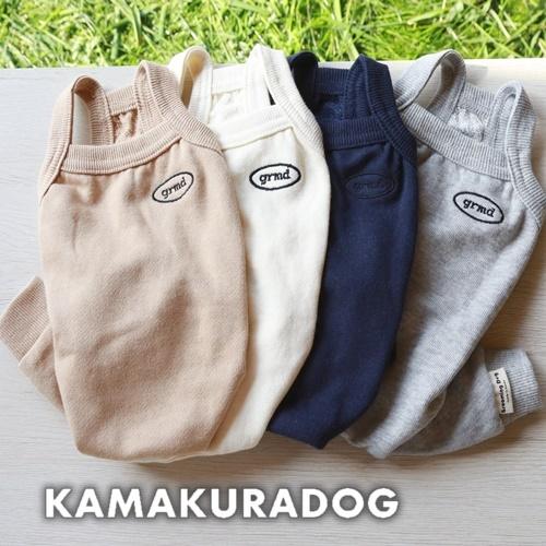 スウェットキャミつなぎ　犬の服