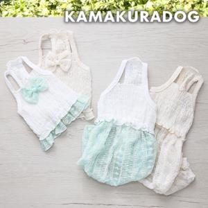 シャーリングレースキャミ　犬の服｜kamakuradog