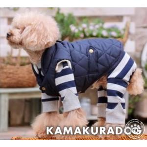 ネイビーベスト　トイプードル　服