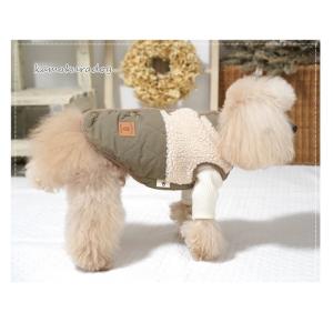 NEWショルダーボアベスト 犬の服の詳細画像2