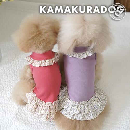 鎌倉フラワーワンピース　犬の服