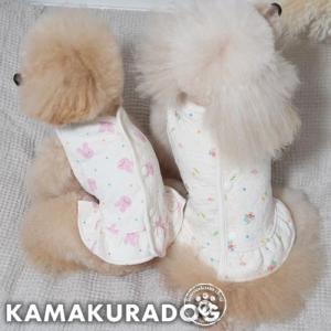 キルトベストワンピース　犬の服｜kamakuradog