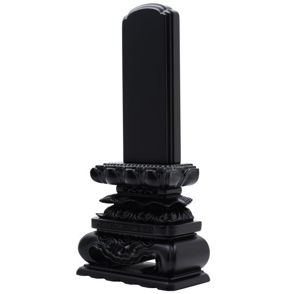 １名【彫り代込み】高級唐木位牌『黒檀上等猫丸』 　各サイズ3.5〜6.0寸 鎌倉こなつ〜鎌倉よろずや...