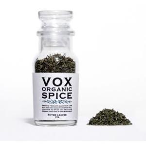 (voxspice）  (瓶入り） オーガニック タイム 9g オーストリア産 JAS 有機栽培 農...