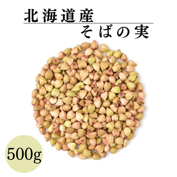 そばの実 蕎麦の実 500g 北海道産 レジスタントプロテインという希少なタンパク質を含む希少な国産...