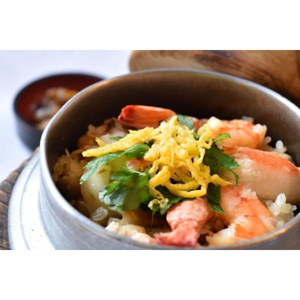 釜めし 【海のめぐみ】《エビ・貝柱・かに》１食分 電子レンジ調理 冷凍食品 海鮮 老舗の味 ギフト ...