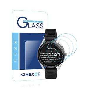 【3枚入り】 Mihence Compatible Emporio Armani Smartwatch 3 保護フィルム, 9H ガラス保護フィルム