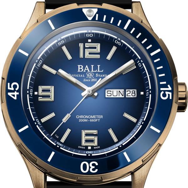 【正規品・メーカー保証付き】BALL WATCH アークエンジェル ブロンズ ブルー文字盤 世界限定...