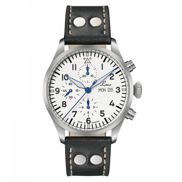【正規品・メーカー保証付き】Laco 862153 CHRONOGRAPHS Kiel.2 Weis...