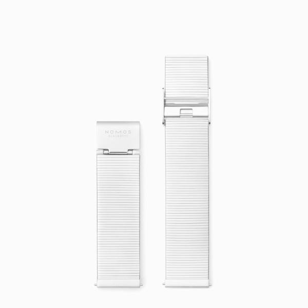 【正規輸入品・新品・純正品】 ノモス クイックチェンジ式バネ棒付きメタルブレスレット 18mm　Mサ...