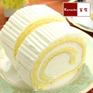 【贈り物・ギフト】クリームたっぷり！！ブッシュドノエル風生ロールケーキ