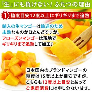 冷凍 マンゴー カット済み 完熟マンゴー 50...の詳細画像3
