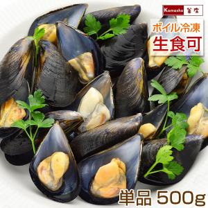 ムール貝 広島県産 国産 1パック 500g（15-25粒）