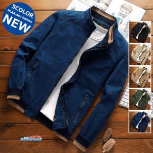 ミリタリージャケット メンズ 薄手 無地 ジャケット