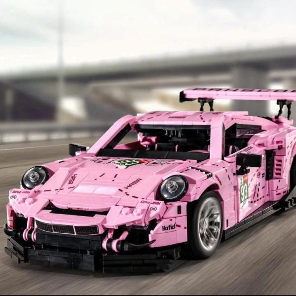 ブロック互換 レゴ 互換品 レゴR34GT GT3RXピンク車 スーパー車 互換品 クリスマス プレ...