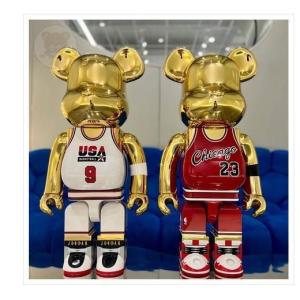 JORDAN BE@RBRICK 400％ ベアブリック(Bearbrick Plated 400% Set) 置物　ギフト　プレゼント