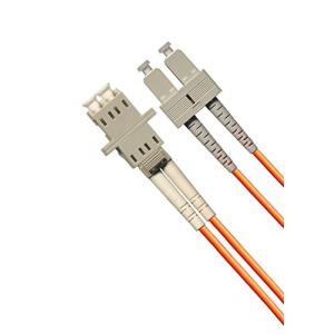 1ft Fiber Optic Adapter Cable LC (Female) to SC (Male) Multimode 50/125 Duplex｜kame-express