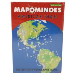 MAPOMINOES North and South America  Fun and Educational Geography Card Game About Connecting North and Latin American Cの商品画像