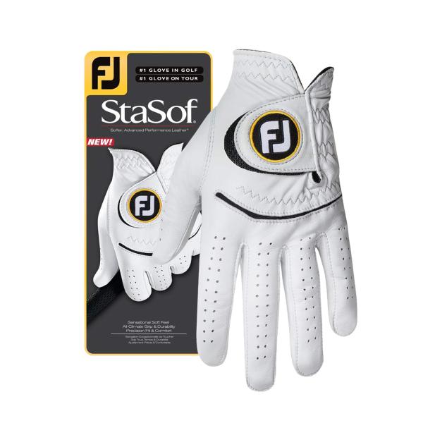 FootJoy Men&apos;s StaSof Golf Glove White Cadet Large ...