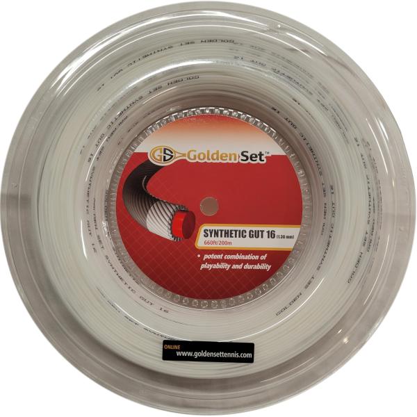 Golden Set Synthetic Gut 16g (1.30mm) Reel (660ft/...