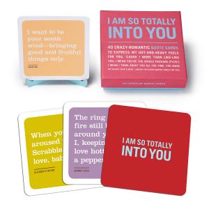 Knock Knock I Am So Totally Into You Inner-Truth Love Quote Cards Deck 40 Affirmation Cards & Romantic Gifts 4.25 x 4.25