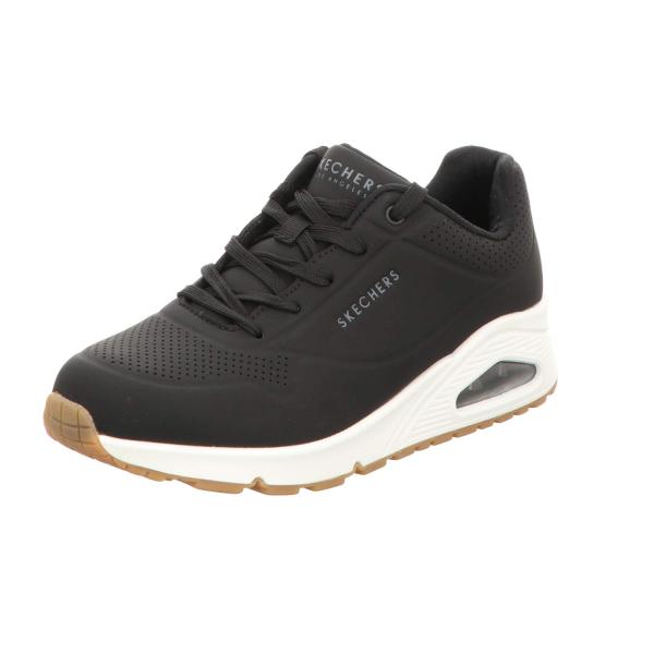SKECHERS Womens Uno - Stand on Air Black 8 B - Med...
