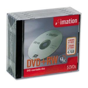 DVD+RW Re-writable 4.7GB/120 Minutes Silver Jewel ...