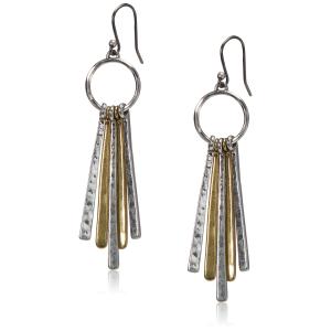 ラッキーブランドLucky Brand Metal Paddle Drop Earrings 2.4...