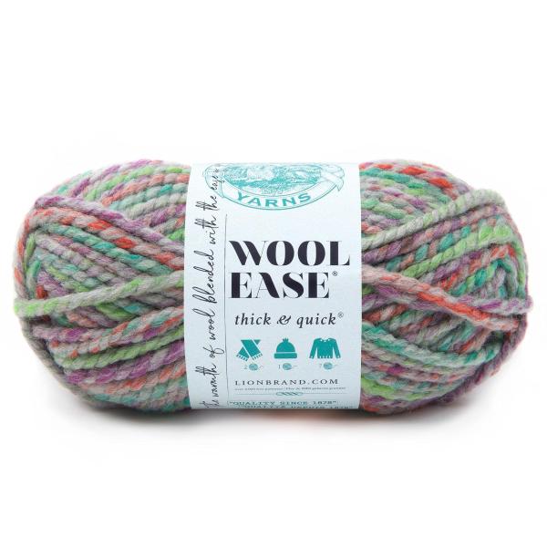Lion Brand Yarn Wool-Ease Thick &amp; Quick Yarn Soft ...