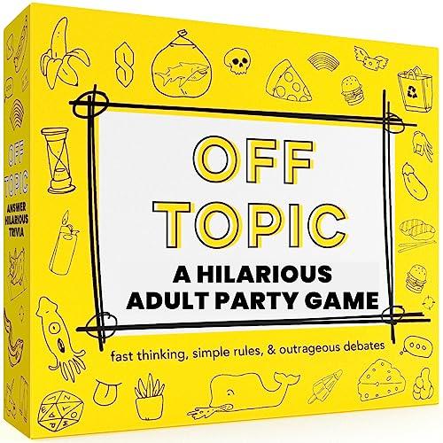 OFF TOPIC Party Game for Adults - Fun Adult Board ...